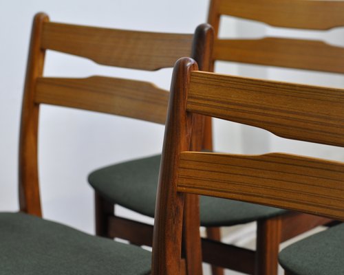 Danish Dining Chairs From Faldsled Stole Mobelfabrik 1970s Set