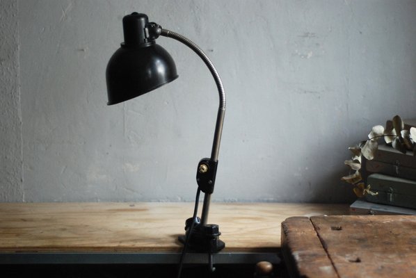 Pince En Jour À Bakélite De Vintage Lampe Helion Avec Abat Noire lKJFc1