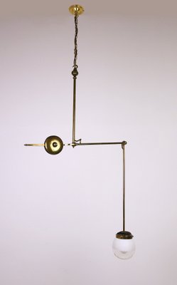 Adjustable Brass Dental Light From Bland 1940s