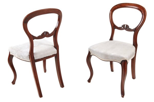 Victorian Balloon Back Chairs 1860s Set Of 2 For Sale At Pamono