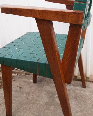 Vintage Bridge Chair By Jens Risom For Walter Knoll 1940s For