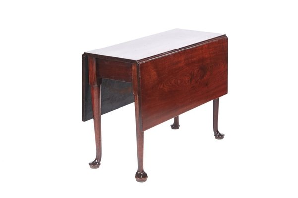 Georgian Mahogany Drop Leaf Dining Table