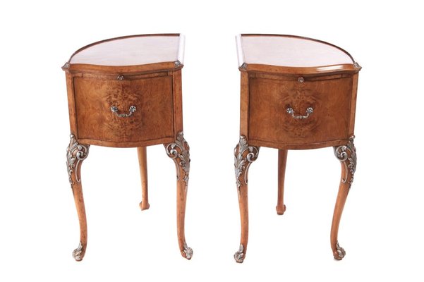 Birdseye Maple Bedside Cabinets 1920s Set Of 2 For Sale At Pamono