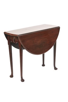 Mesa de comedor abatible George III de caoba en venta en Pamono Mesa de comedor abatible George III de caoba en venta en Pamono