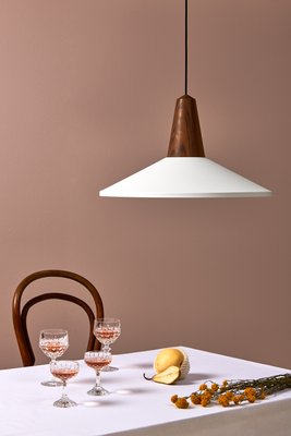 White oak pendant light deals