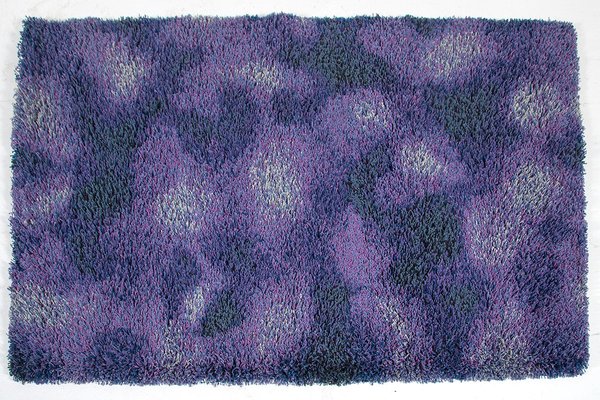 Blau Violetter Niederlandischer Teppich 1960er Bei Pamono Kaufen