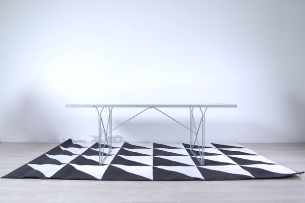 Moment Tisch Aus Stahl Glas Von Niels Gammelgaard Fur Ikea 1987 Bei Pamono Kaufen