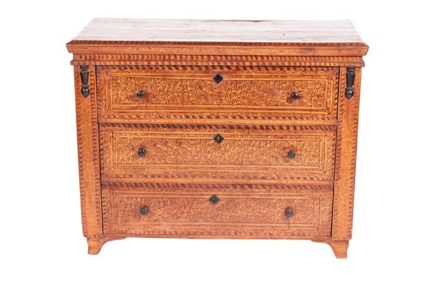 Antique Painted Wooden Chest Of Drawers For Sale At Pamono