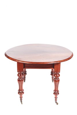 Extensible Table Antique Manger Iv Acajou À William De Salle En 0n8kwOP
