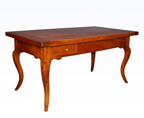 Antique Walnut Extendable Dining Table For Sale At Pamono