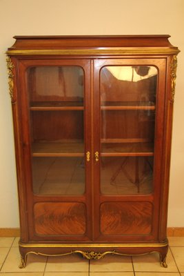 Antique Napoleon Iii Mahogany Display Cabinet From Krieger For