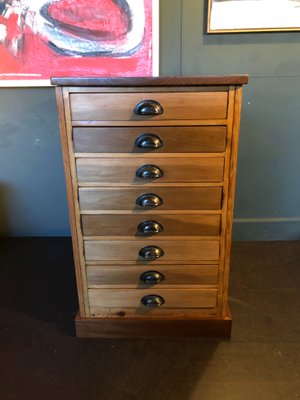 Large Vintage Industrial Chest Of Drawers For Sale At Pamono