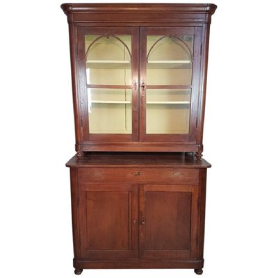 Antique Solid Walnut Display Cabinet 1820s For Sale At Pamono