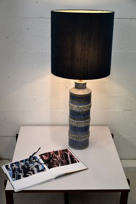 Mid Century Modern Ceramic Table Lamp by Aldo Londi for EXPO II lampa med uttrycksfull design, retro och modern