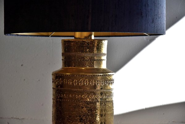 gold mid century lamp