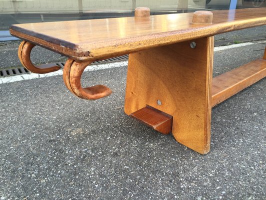 Banc De Gymnastique Vintage En Acajou 1950s En Vente Sur Pamono