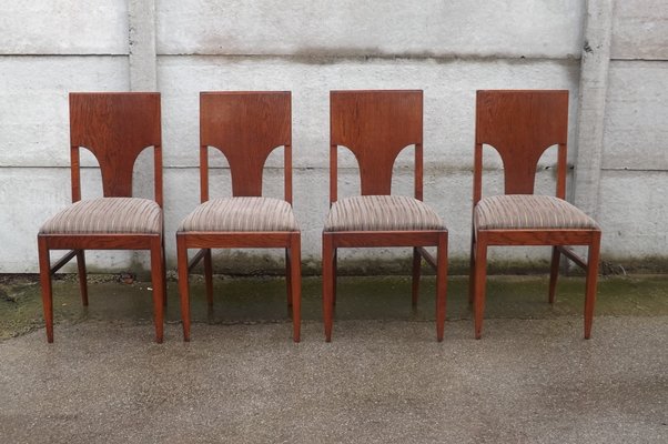 Vintage Oak Dining Chairs 1940s Set Of 4 For At Pamono Vintage Oak Dining Chairs 1940s Set Of 4 1