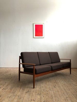 Mid Century Modern Danish Teak Sofa By Grete Jalk For France Søn Mid Century Modern Danish Teak Sofa By