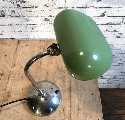 bank lamp green