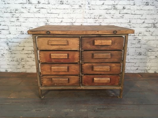 Vintage Industrial Chest Of Drawers 1950s For Sale At Pamono