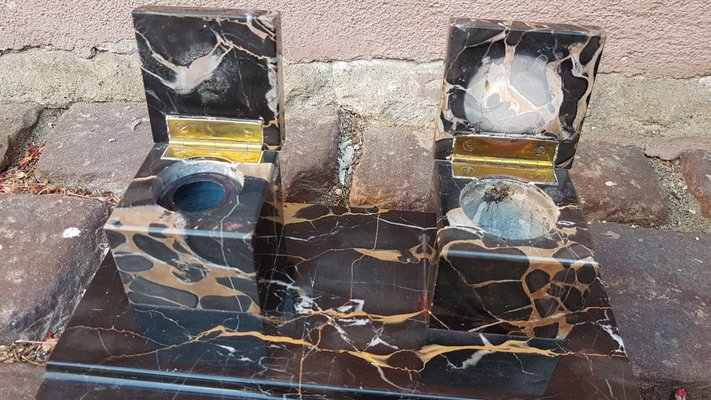 Art Deco Marble Desk Set 1920s For At Pamono Art Deco Marble Desk Set 1920s 2