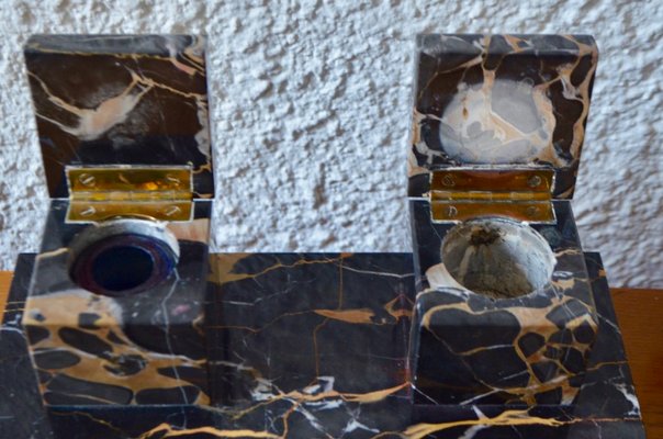 Art Deco Marble Desk Set 1920s For At Pamono Art Deco Marble Desk Set 1920s For