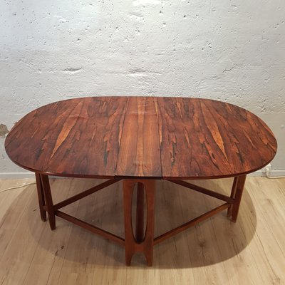 Ellipse 2 Rosewood Table By Bendt Winge For Kleppes Mobelfabrik