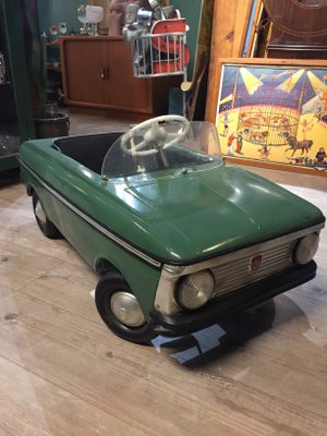 green pedal car