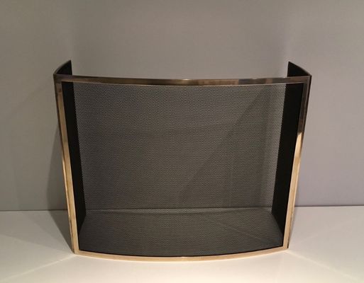 Vintage French Folding Fireplace Screen 1970s For Sale At Pamono