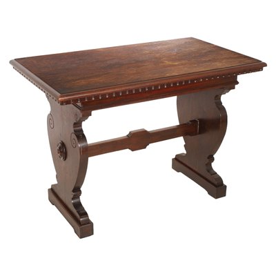 Tuscan Trestle Side Table or Desk from Dini Puccini 1920s