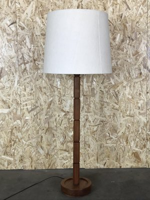 vintage teak floor lamp