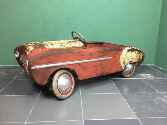 vintage metal pedal car