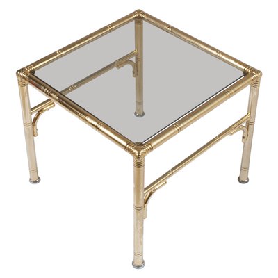 Mid Century Gilt Metal And Smoked Gl Coffee Table By Jacques Adnet For Maison Baguès Mid Century Gilt Metal And Smoked Gl Coffee Table By Jacques Adnet For Maison Baguès