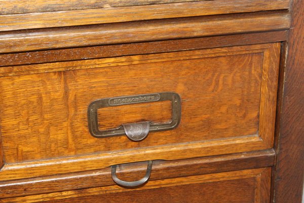 Antique Solid Oak Rolltop Desk From Stolzenberg For Sale At Pamono