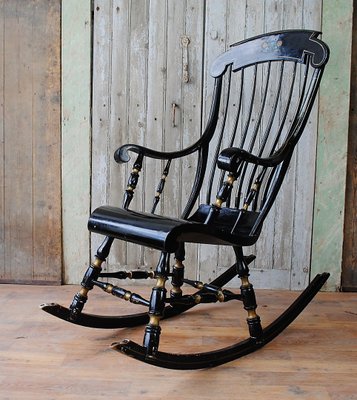 Antique Swedish Rocking Chair 1850s For Sale At Pamono