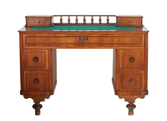 19th Century Italian Walnut Writing Desk For Sale At Pamono