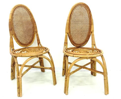 Vintage Wicker Chairs 1970s Set Of 2 Vintage Wicker Chairs 1970s Set Of 2