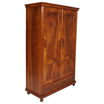Italian Louis Philippe Walnut Armoire 1850s