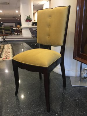French Art Deco Dining Chairs Set of 6 for sale at Pamono