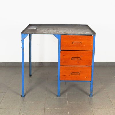 Vintage Industrial Work Desk 1970s For Sale At Pamono