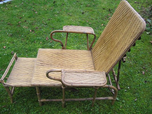 Bamboo Rattan Garden Chair By Erich Ckmann 1920s For At Bamboo Rattan Garden Chair By Erich