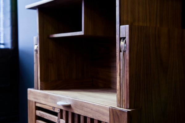 Space Between Space Rising Walnut Drinks Cabinet By Azmy Anything