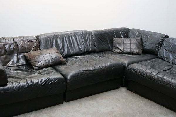 Vintage Swiss Sectional Sofa From De, Vintage Leather Sectional Sofa