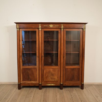 Antique French Empire Mahogany Display Cabinet For Sale At Pamono