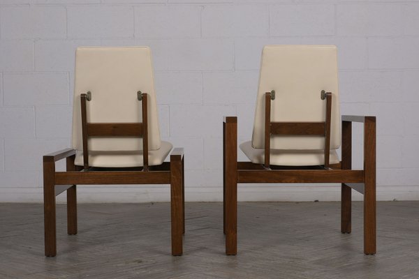Mid Century Modern Lounge Chairs From Brown Saltman Set Of 2