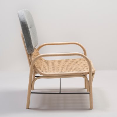 Fauteuil En Rotin Gris