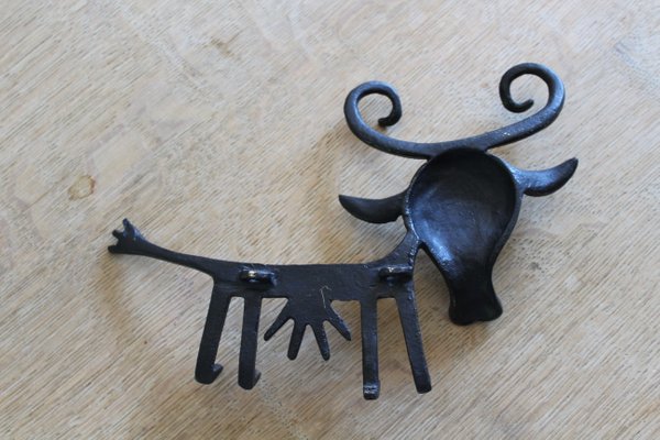 Vintage Coat Hook by Walter Bosse for Herta Baller, 1950s for sale at Pamono