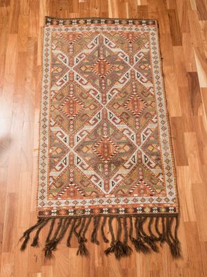 Vintage Multicolored Wool Rug For At Pamono