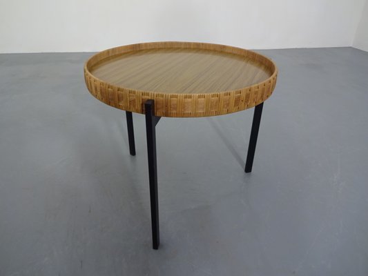 Steel Side Table With Tray Top 1950s, Steel Tray Top Coffee Table