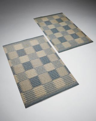 Schwedische Capella Teppiche Von Carl Malmsten 1950er 2er Set